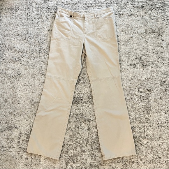 Ralph Lauren Pants - Vintage 90s Y2K Ralph by Ralph Lauren Khaki Pants - Straight Leg, Low Rise,  8